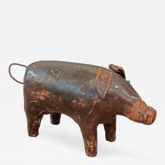 Dimitri Omersa Hand Stitched Leather A F Pig 1960s - 241233