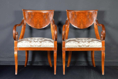 Dining Room Set of Eight Italian Chairs and a Pair of Armchairs 1790 - 1730358