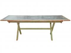 Dining Table With Metal Top - 4480610