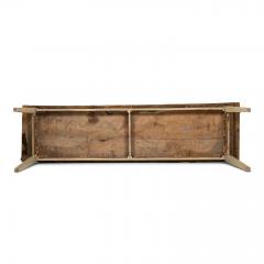 Dining Table with Burl Elm Two Plank Top - 4400937