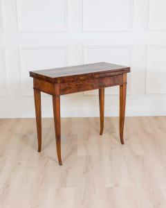 Directoire 1800 Walnut Burl Gaming Table - 4615070