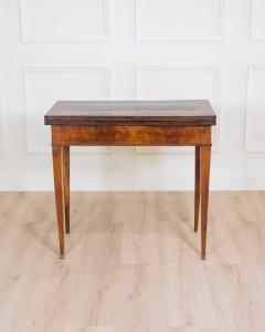 Directoire 1800 Walnut Burl Gaming Table - 4615071