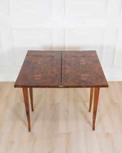 Directoire 1800 Walnut Burl Gaming Table - 4615074