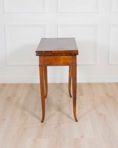Directoire 1800 Walnut Burl Gaming Table - 4615093