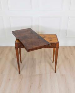 Directoire 1800 Walnut Burl Gaming Table - 4615104