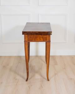Directoire 1800 Walnut Burl Gaming Table - 4615109