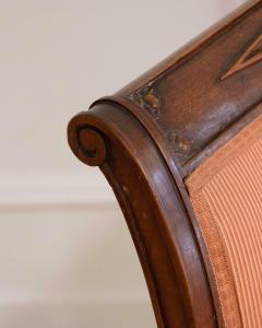 Directoire Period Marquise Armchair in Solid Mahogany Late 18th Century - 4507184