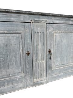 Directoire Sideboard with Faux Painted Marble Top Circa 1850 - 4723942