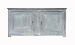 Directoire Sideboard with Faux Painted Marble Top Circa 1850 - 4741019