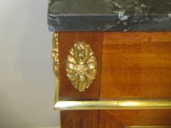 Directoire Style Bronze Mounted Mahogany Marble Top Commode - 343970