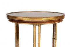 Directoire Style Bronze and Burl Walnut Gu ridon - 3740424