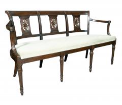 Directoire Style Mahogany Bench - 4643351