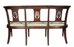 Directoire Style Mahogany Bench - 4643388