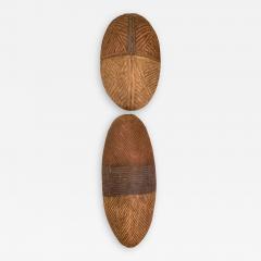 Dissimilar Pair of Decorative African Shields - 1103198