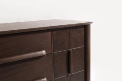 Distinctive Walnut Burl Wood Front Credenza 1950s - 2349510