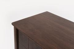 Distinctive Walnut Burl Wood Front Credenza 1950s - 2349515