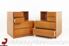 Dixie Scova Mid Century Teak Nightstands A Pair - 2574775