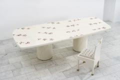 Djivan Schapira Djivan Schapira White Lotus Dining Table USA 2024 - 4029293