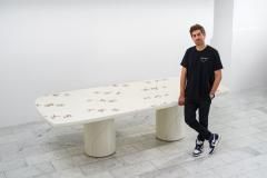 Djivan Schapira Djivan Schapira White Lotus Dining Table USA 2024 - 4029299