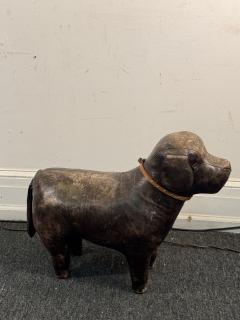 Dmitry Omersa LEATHER HANDCRAFTED DOG FOOTSTOOL BY DIMITRY OMERSA - 4251431