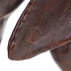Dmitry Omersa Leather Elephant Footstool by Dimitri Omersa for Abercrombie Fitch - 4775383