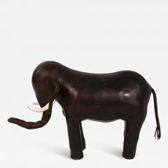 Dmitry Omersa Leather Elephant Footstool by Dimitri Omersa for Abercrombie Fitch - 4776159