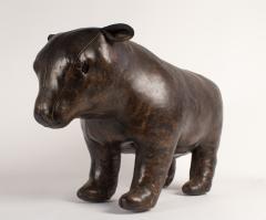 Dmitry Omersa Omersa Bear Sculpture Footstool in Leather By Dimitri Omersa - 2300710