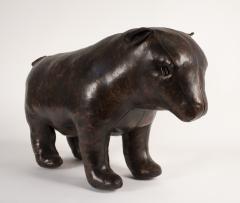 Dmitry Omersa Omersa Bear Sculpture Footstool in Leather By Dimitri Omersa - 2300712