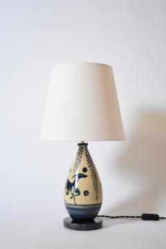 Doe pattern Primavera ceramic lamp 1930s  - 4695815