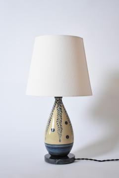 Doe pattern Primavera ceramic lamp 1930s  - 4695818