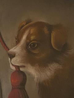Dog Oil Painting American Circa 19th Century - 1570763