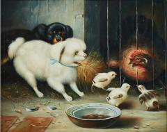 Dog Painting 18th Century - 4339207