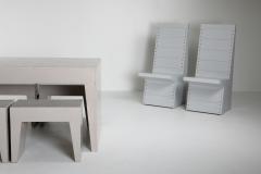 Dom Hans van der Laan Minimalist Stools Bossche School By Dom Hans van der Laan Jan de Jong 1960s - 1939229