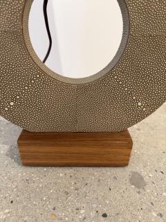 Dominic Chambon Pair of French 1980 Dominic Chambon Shagreen Table Lamps - 4486525