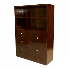 Dominique French Art Deco Calamander Bookcase - 4642351