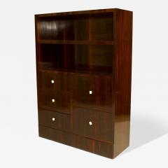 Dominique French Art Deco Calamander Bookcase - 4642371