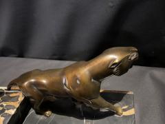 Dominique Jean Baptiste Hugues Art Deco Group of Two Panthers by Dominique Jean Baptiste Hugues - 1999265