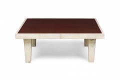 Dominique Late Ebony De Macassar Palisander Parchment Low Coffee Table - 4171920