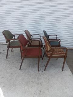 Don Pettit 29 Don Pettit Bentwood Armchairs for Knoll International - 4222759