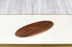 Don S Shoemaker Rosewood Oval Tray for Se al Furniture - 2990725