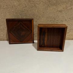 Don Shoemaker 1970s Don Shoemaker Modernist Small Box Cocobolo Exotic Wood Se al Mexico - 2748338