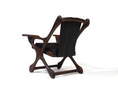 Don Shoemaker Don Shoemaker Rosewood Leather Chair - 304402