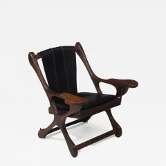 Don Shoemaker Don Shoemaker Rosewood Leather Chair - 304553