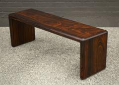 Don Shoemaker Don Shoemaker Solid Brazilian Rosewood Table Bench 1970s Studio Craft Mexico - 1983067