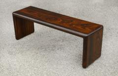 Don Shoemaker Don Shoemaker Solid Brazilian Rosewood Table Bench 1970s Studio Craft Mexico - 1983069