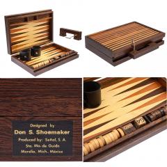 Don Shoemaker Hand Crafted Backgammon Set by Don Shoemaker - 3657084