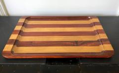 Don Shoemaker Large Exotic Mixed Wood Tray by Don Shoemaker - 2108275