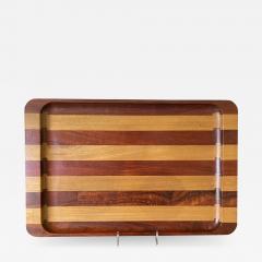 Don Shoemaker Large Exotic Mixed Wood Tray by Don Shoemaker - 2110033