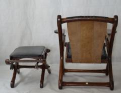 Don Shoemaker Original Don Shoemaker Sling Swinger Chair and Ottoman 1960s - 569452