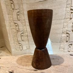 Don Shoemaker Rich Palo Fierro Solid Wood Chalice Cone VASE Style Don Shoemaker Mexico 1970s - 2095914
